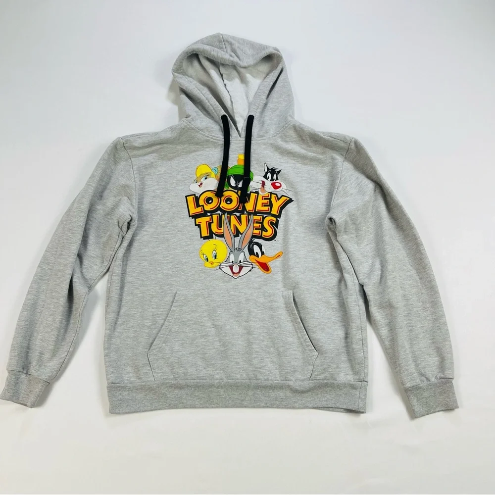Looney Tunes Hoodie Sweatshirt Sylvester Bugs Bunny Youth Size: XL  (15-17)